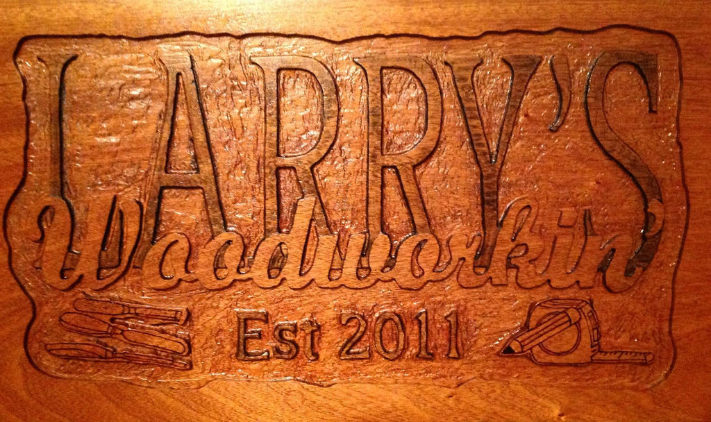 Larry's Woodworkin' recently appeared in The Globe Newspaper
