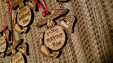 Marine Corps EGA Ornaments and Dog Tag Ornaments - Larry's Woodworkin'