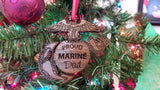 Marine Corps EGA Ornaments and Dog Tag Ornaments - Larry's Woodworkin'