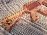 Rifle Plaque M4 w/ personalized plate - Military Plaques - Personalized - Custom Military Plaques - Larry's Woodworkin'
