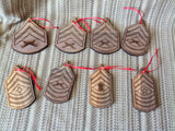 Marine Corps Rank Christmas Ornaments - Larry's Woodworkin'