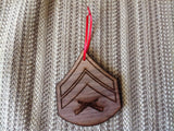Marine Corps Rank Christmas Ornaments - Larry's Woodworkin'