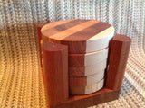 Round Wooden Drink Coasters - Larry's Woodworkin'