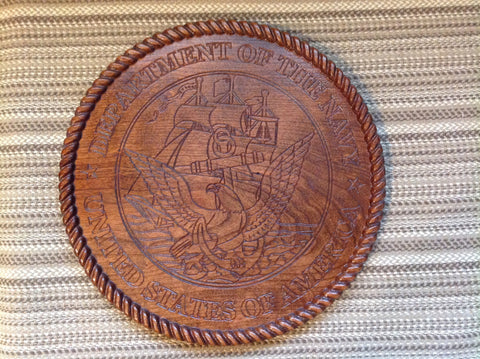 Navy Emblem / Logos - Larry's Woodworkin'