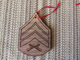 Marine Corps Rank Christmas Ornaments - Larry's Woodworkin'