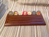 4 Row Military Challenge Coin Display - Larry's Woodworkin'