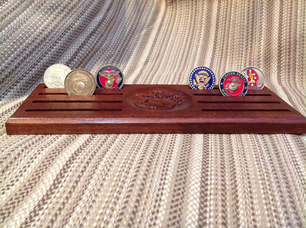 Marine Corps Eagle, Globe and Anchor (EGA) Challenge Coin Display - Di ...